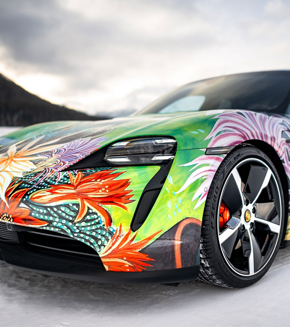 Porsche Taycan 4S Artcar