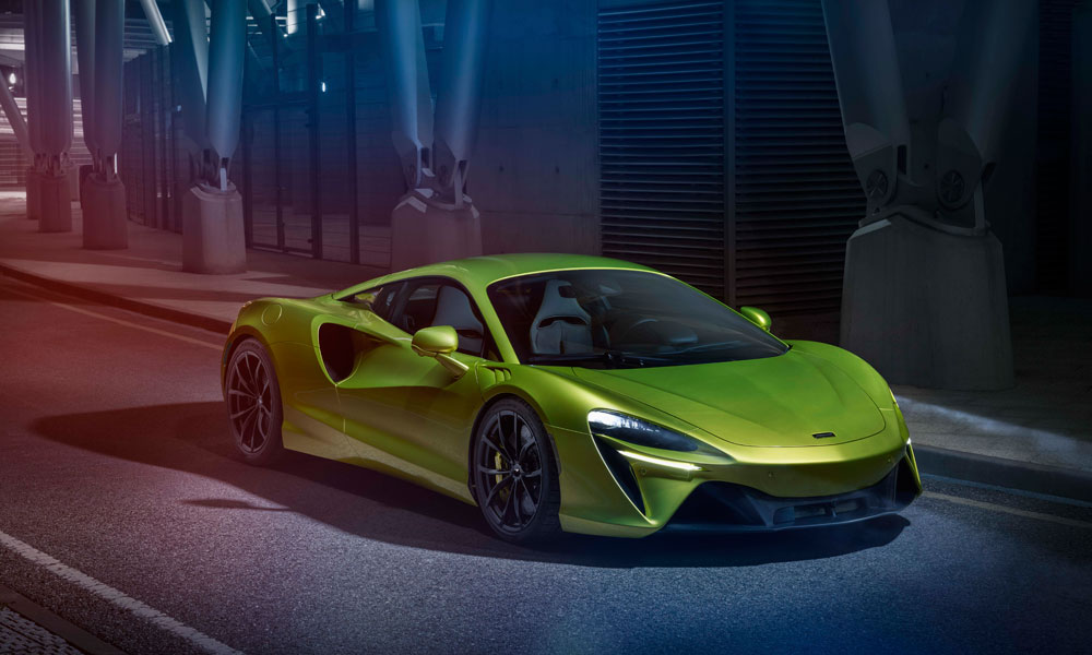 The new McLaren Artura "High Performance Hybrid" supercar. Credit: McLaren
