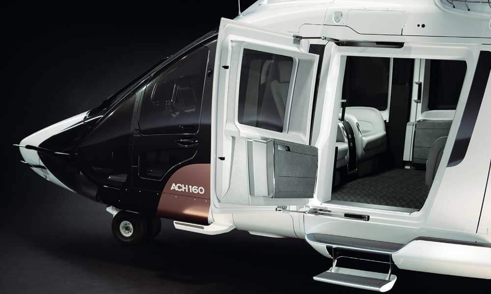 Airbus Corporate Helicopters ACH160 helicopter door open