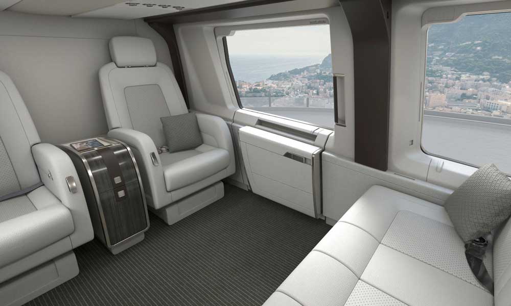 Airbus Corporate Helicopters ACH160 interior option concept