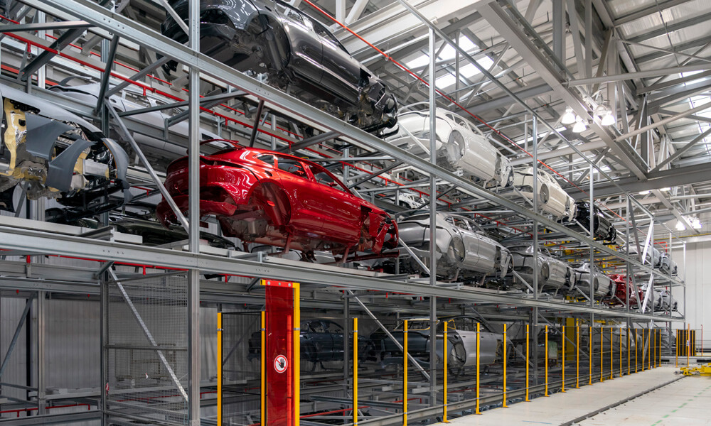 Aston Martin First Production DBX Factory Floor