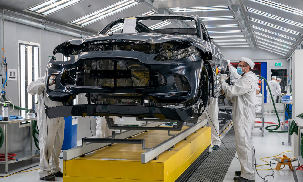 Aston Martin First Production DBX Production Line
