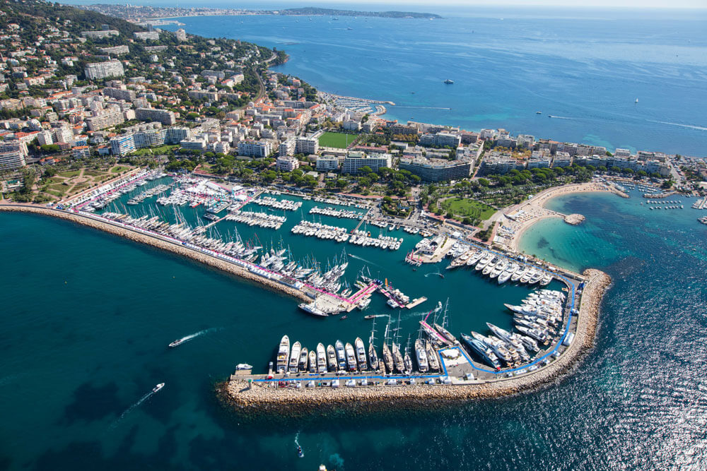 Cannes Yachting Festival Aerial View