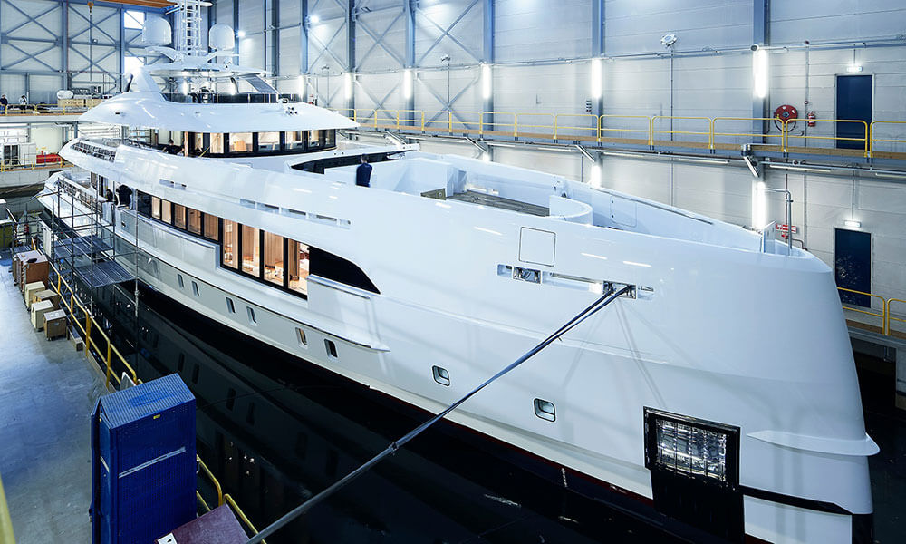 Heesen Yachts Hybrid Electra completed and ready for sea trials