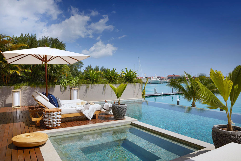 L'Escale Resort Seychelles Winch Design Marina Bedroom Villa Pool