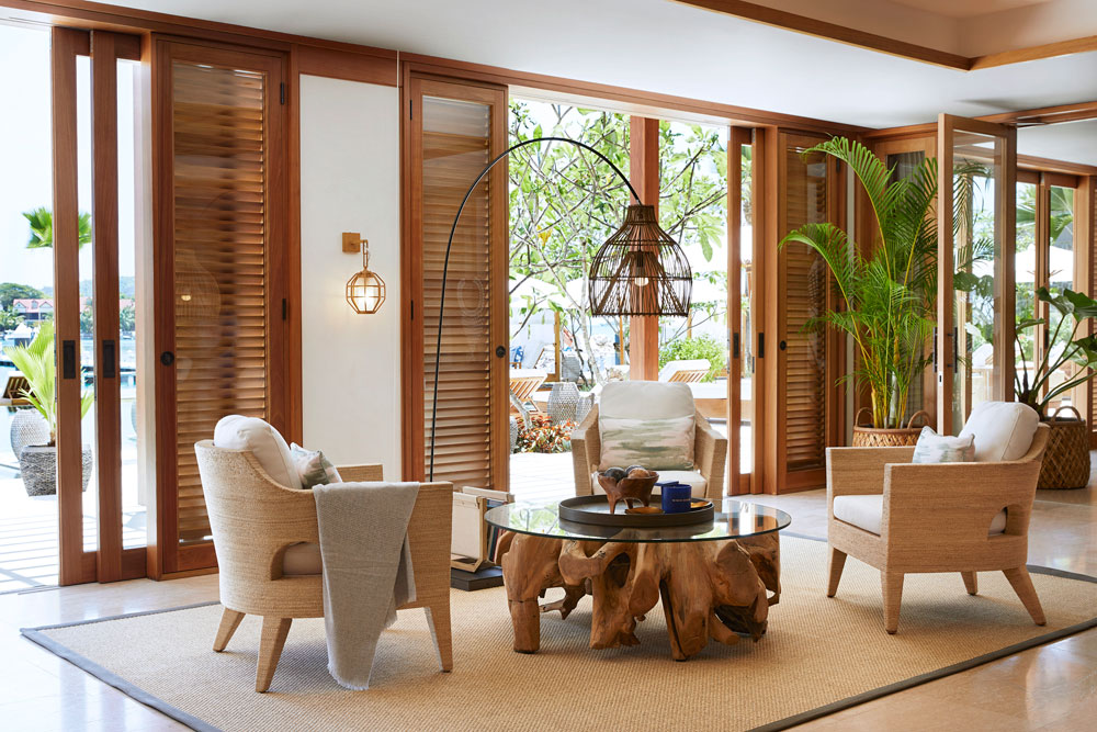 L'Escale Resort Seychelles Winch Design Pool Lounge Area