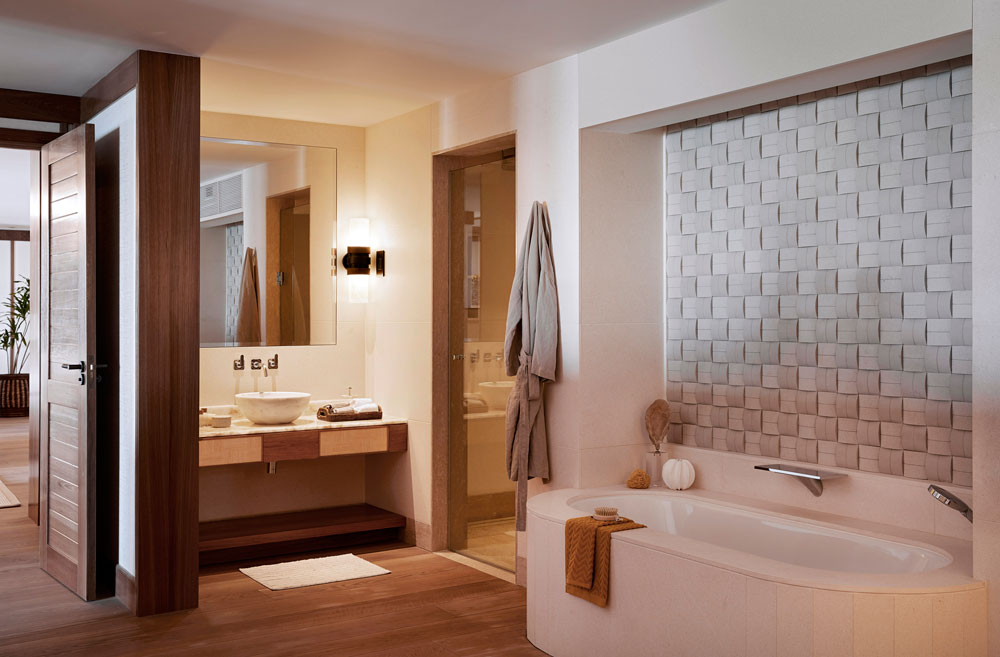 L'Escale Resort Seychelles Winch Design Penthouse Suite Bathroom