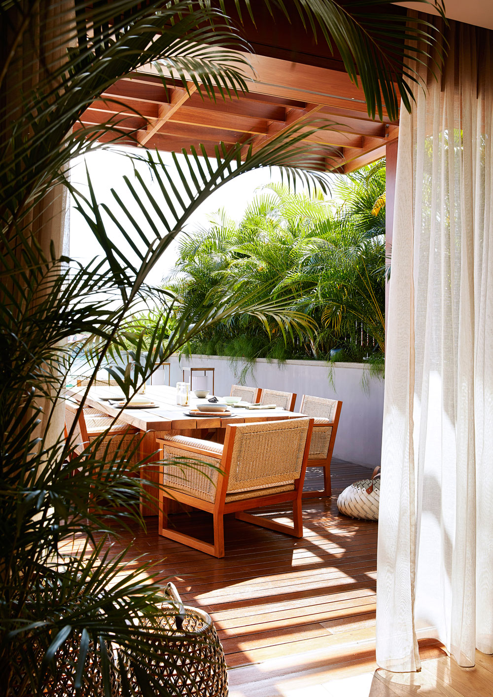 L'Escale Resort Seychelles Winch Design Presidential Villa Outdoor Dining