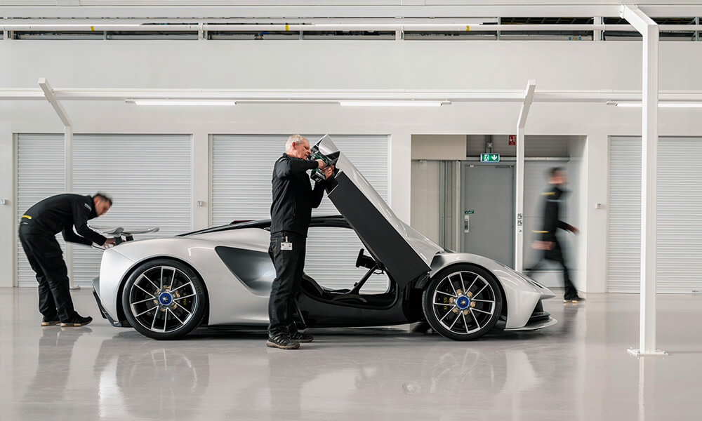 Lotus Evija EV hypercar to be hand built at the production facility
