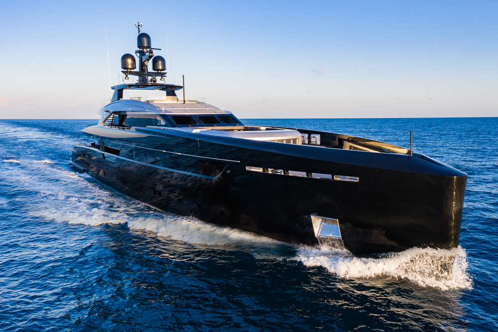 First built on-spec and bought by her owner in March 2020. Credit: Tankoa Yachts