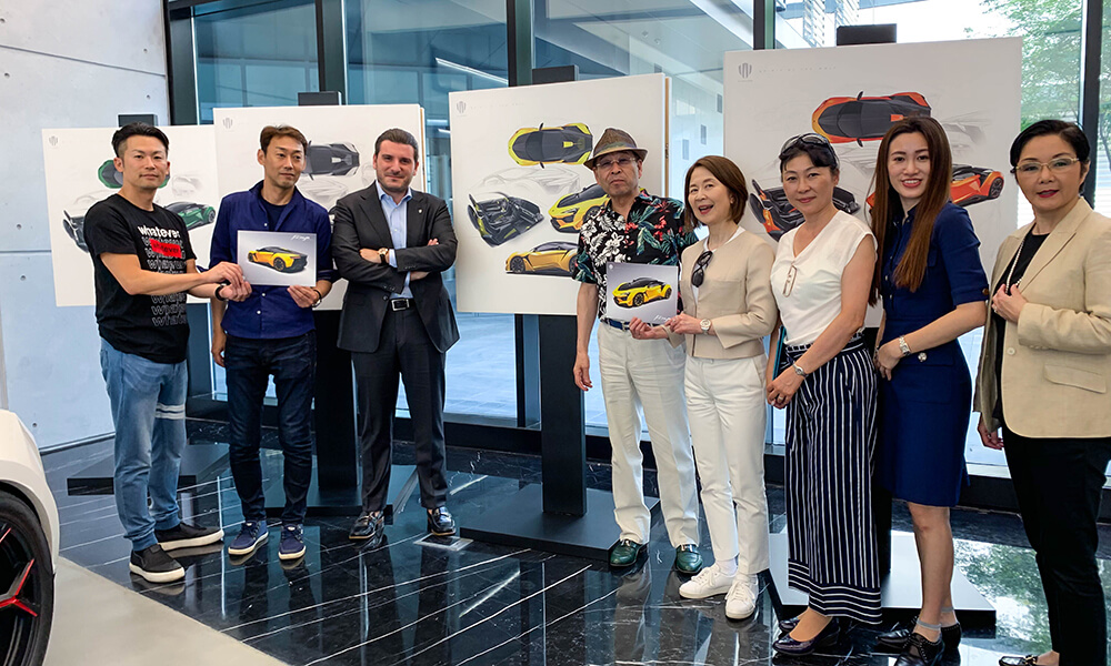 Tetsumi Shinchi and Family at W Motors Dubai