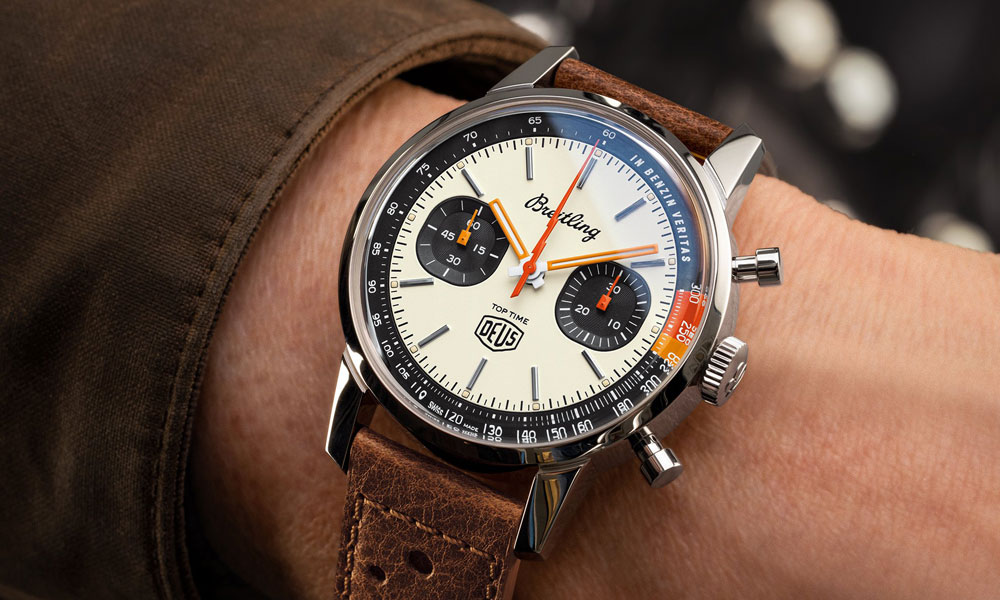 The new Breitling Top Time Deus Limited Edition. Credit: Breitling